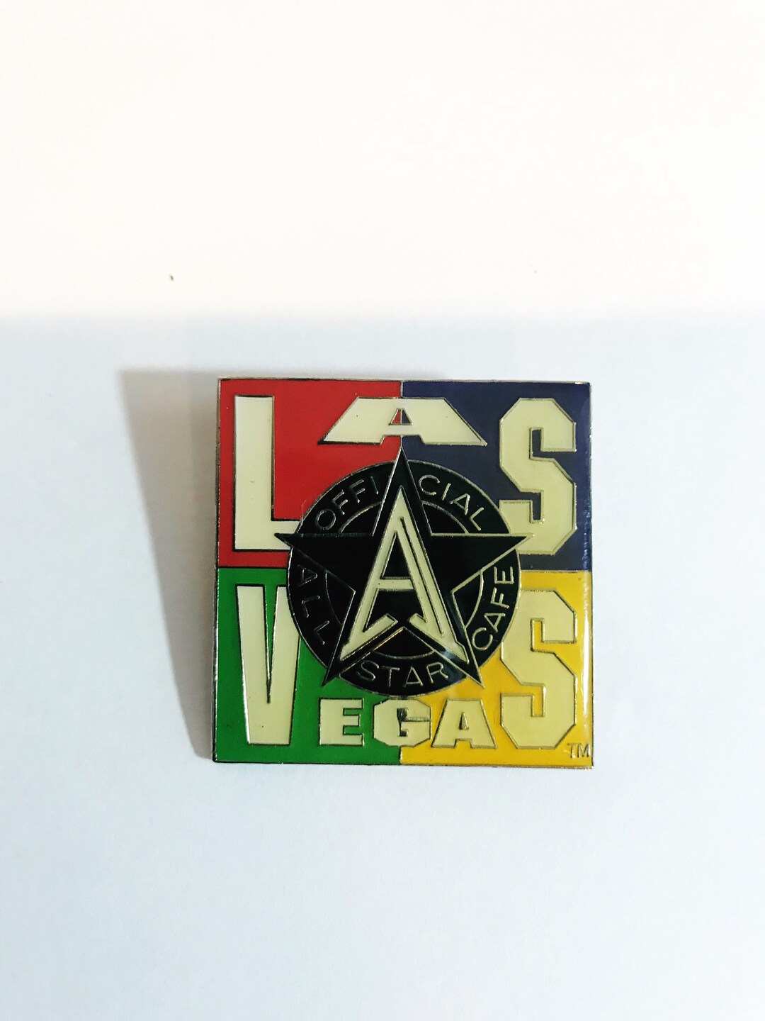 Vintage Las Vegas Pin Official All Star Cafe Enamel Pin 1995 Marked ...