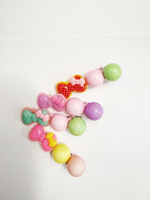 カラフル ヘアクリップ 4セット アレクサンドルドゥパリ カラフルヘア