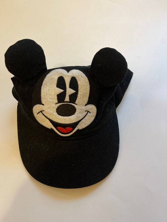 Mickey Ears Hat Black Baseball Cap Disney Kids Ba… - image 10