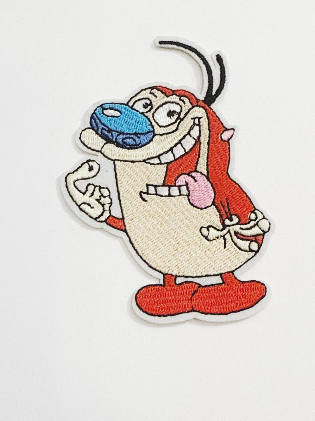 Stumpy Decal Stimpy Embroidered Patch: 90s Cartoon Iron-on Applique - Etsy