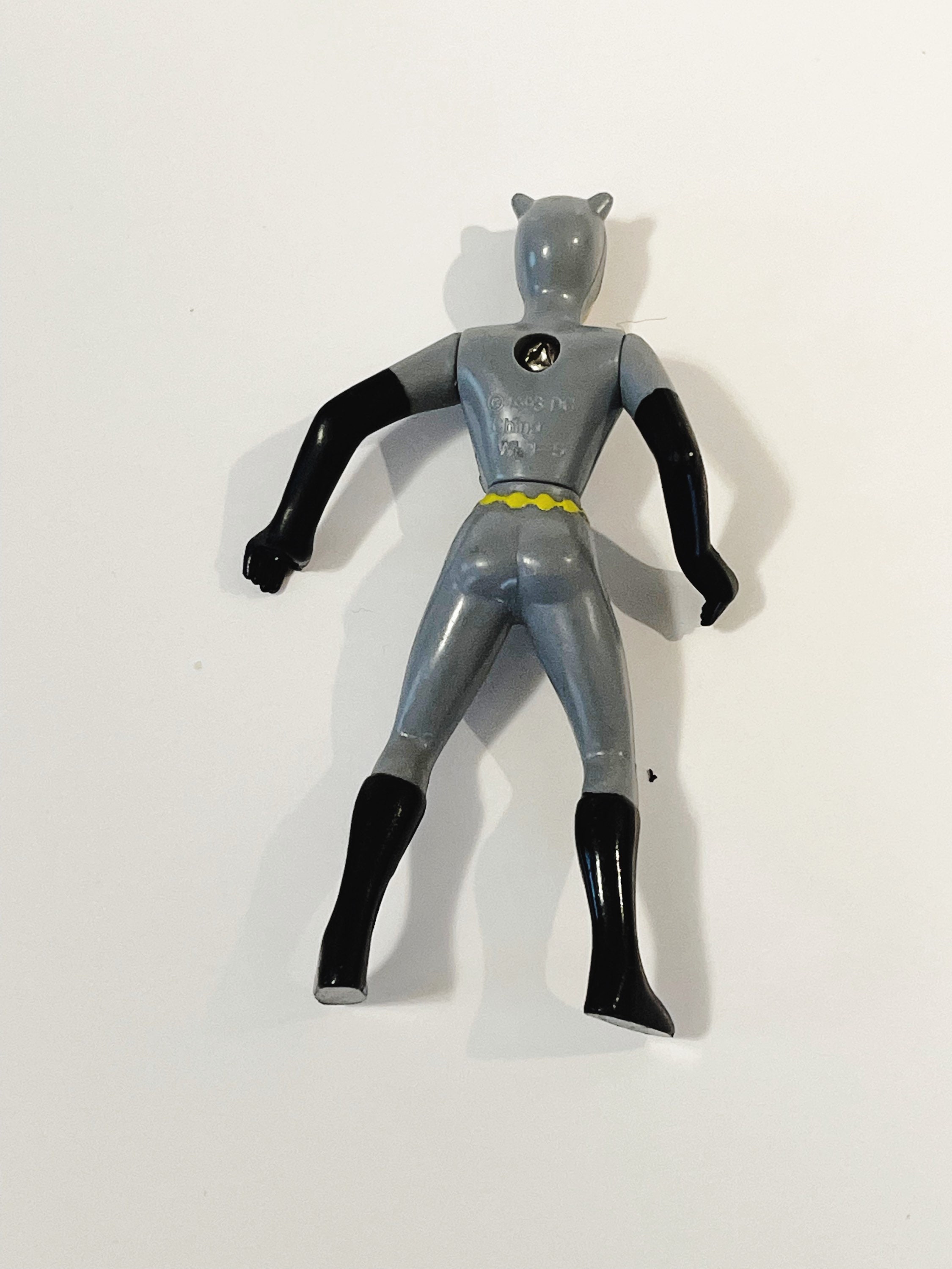 Figurine ERTL Catwoman Batman Série Animée 1993 - Métal Die-cast + Sticker, Occasion Collection