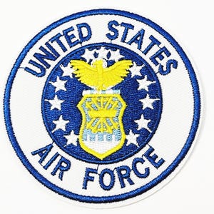 US Air Force Patch Military Patch Character Patch Iron On Novelty Patch Badge Applique Animation Patch Jacket Patch Embroidered Patch