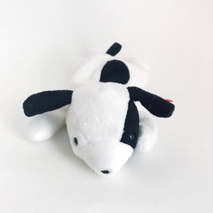 Vintage TY Retired Spot the Dog Beanie Baby Doggie Plush 1993 Collectible Stuff Animal