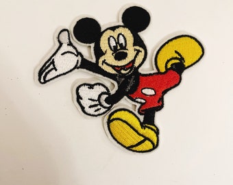 Mickey Mouse geborduurde patch applicatie naai op ijzer Disney cartoon patch hoed jas rugzak patches nieuwigheid