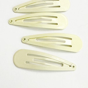 Pastel Yellow Hair Clip 90s Hairpin Colorful Hair Clip for Girls Vintage Hair Clips Vtg Hair Accessories Y2K Hair Barrettes Hair Snap