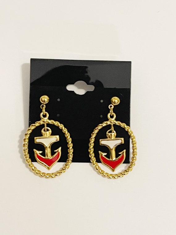 Nautical earrings pierced sale