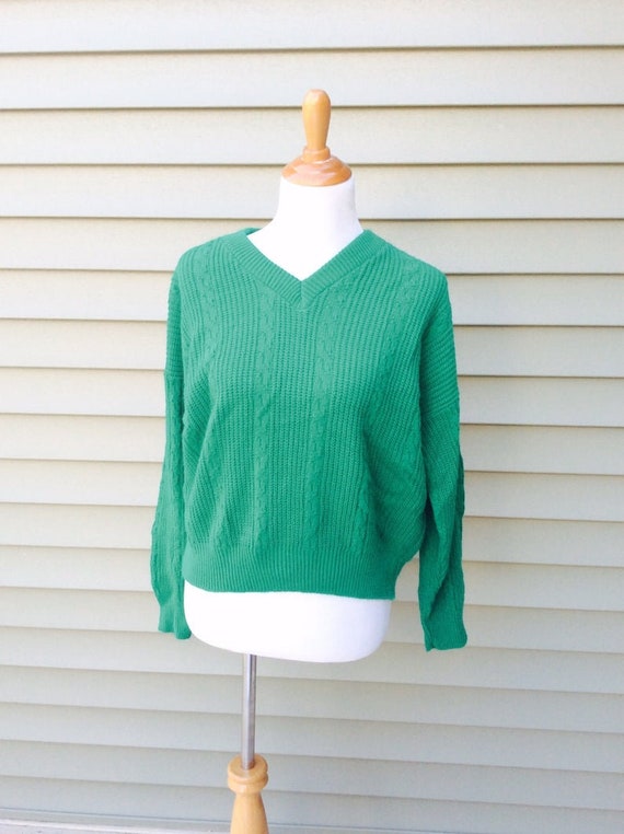Vintage Alison Craig Brand Woman's Pullover Green 
