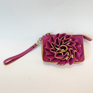  Daisy Rose Keychain Pouch & Coin Purse with Clasp