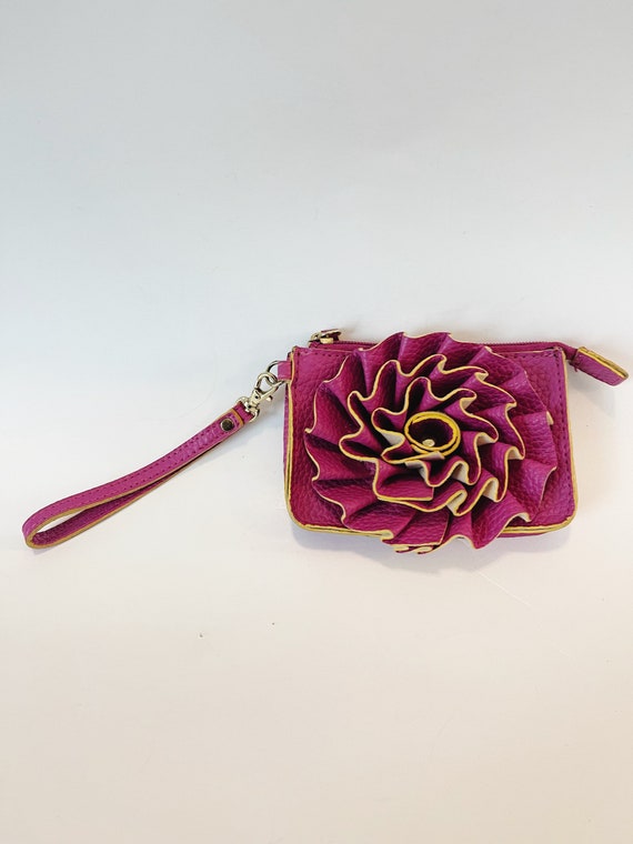 Pink Flower Wallet Purse Pink Jazza Wallet Jazza Bags Flower 