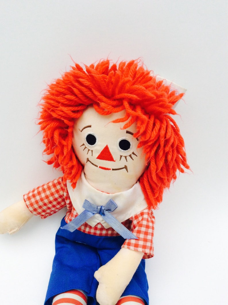 Vintage 1991 Raggedy Andy Doll: Applause Johnny Gruelle Toy - Etsy