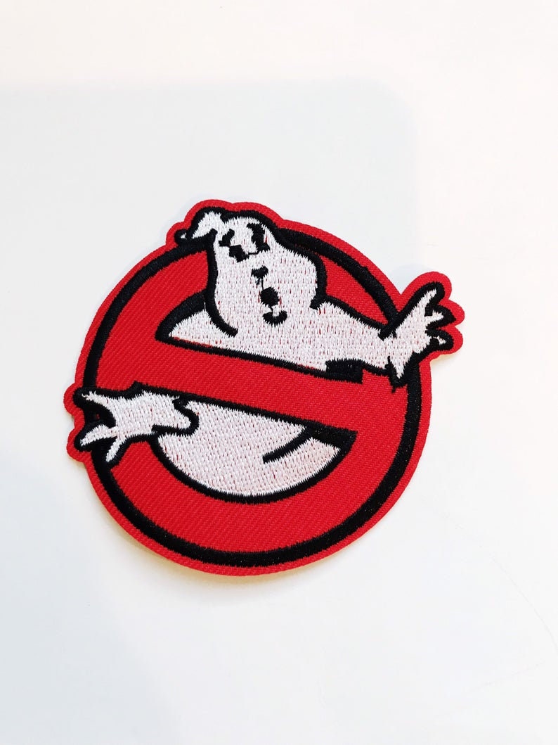 Ghost Busters Inspired Patch Iron On Sew on Embroidered Patch Appliqué Ghost Busters Movie Inspired Patch image 10
