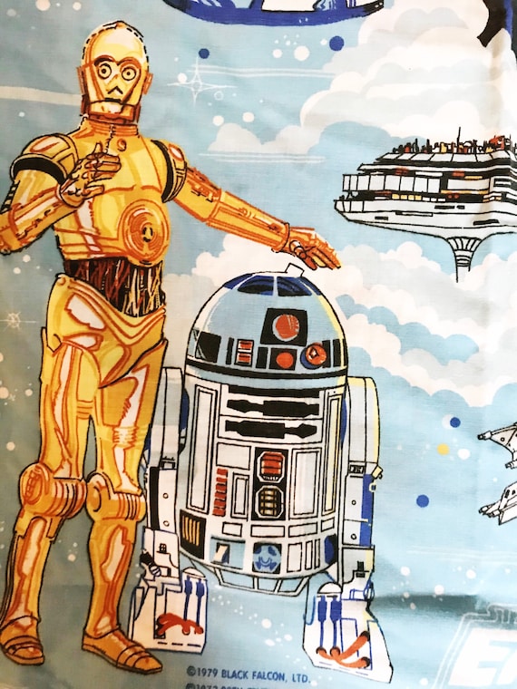 Vintage Star Wars Twin Sheet: Darth Vader, R2-D2, C-3PO - Etsy Denmark