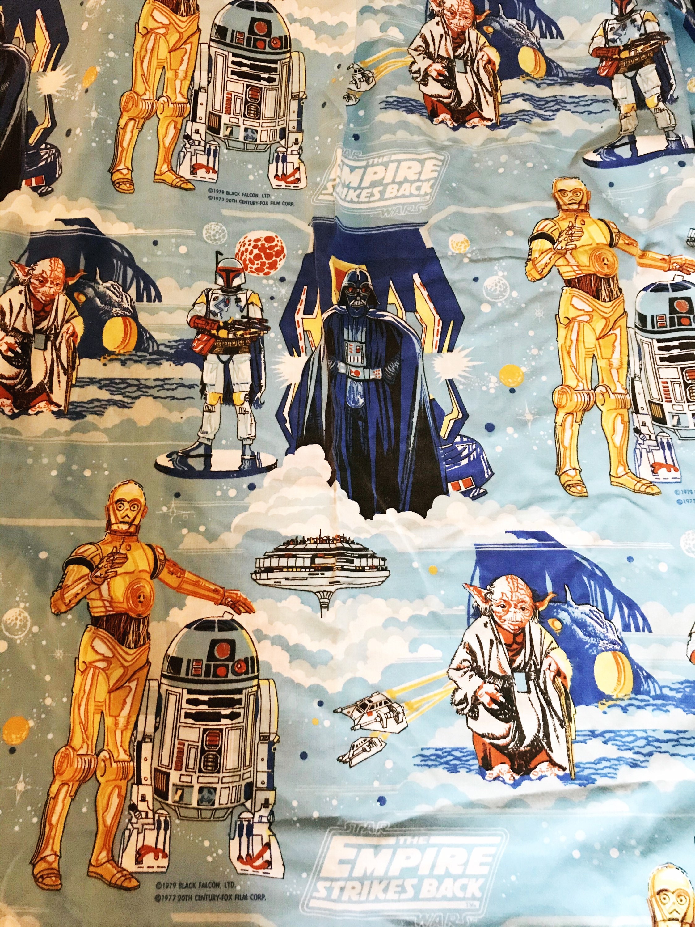 Vintage Star Wars Twin Sheet: Darth Vader, R2-D2, C-3PO - Etsy