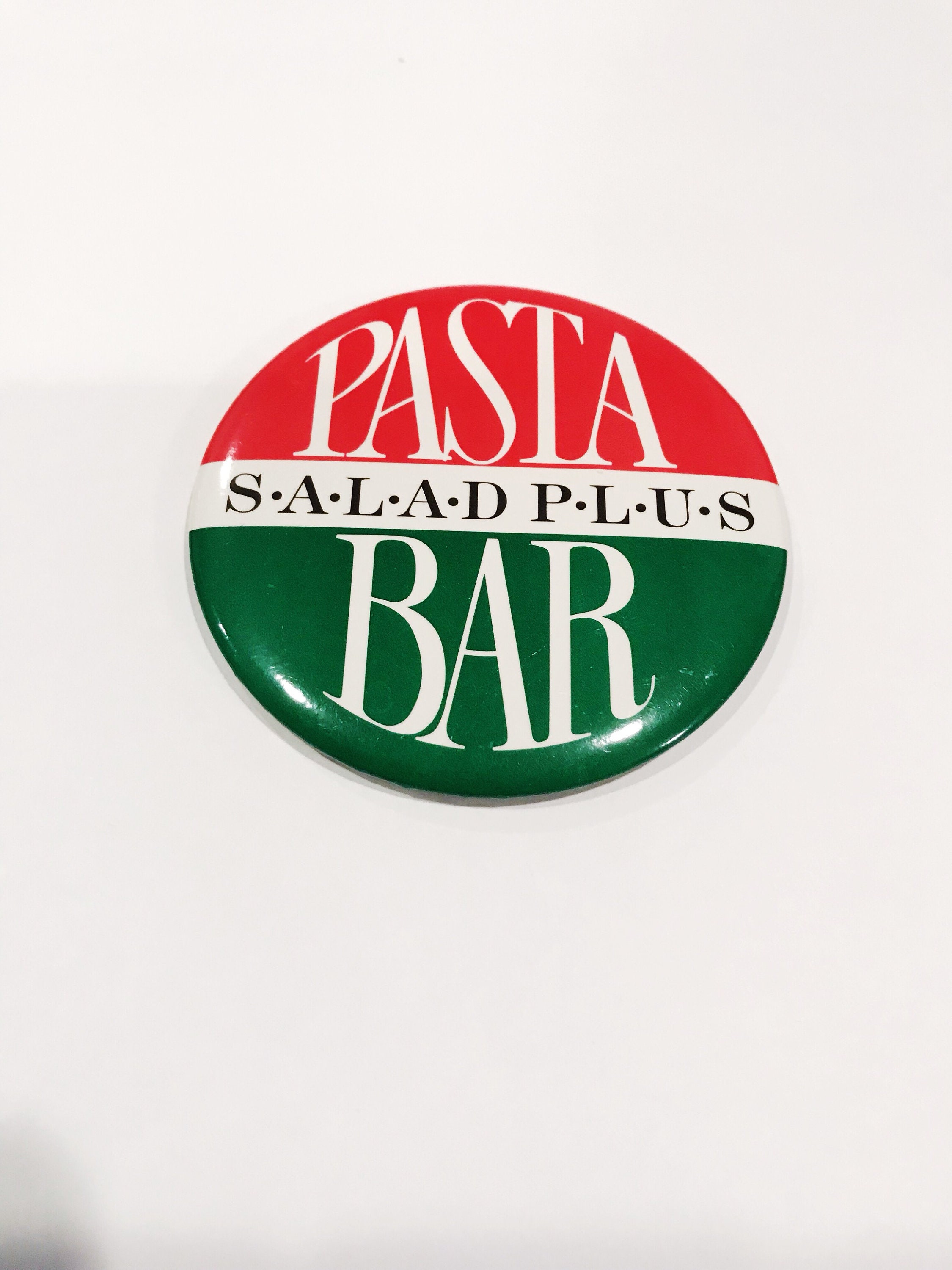 Pasta Bar Pin Back Button Sbarro Pizza Company Pinback Button Etsy