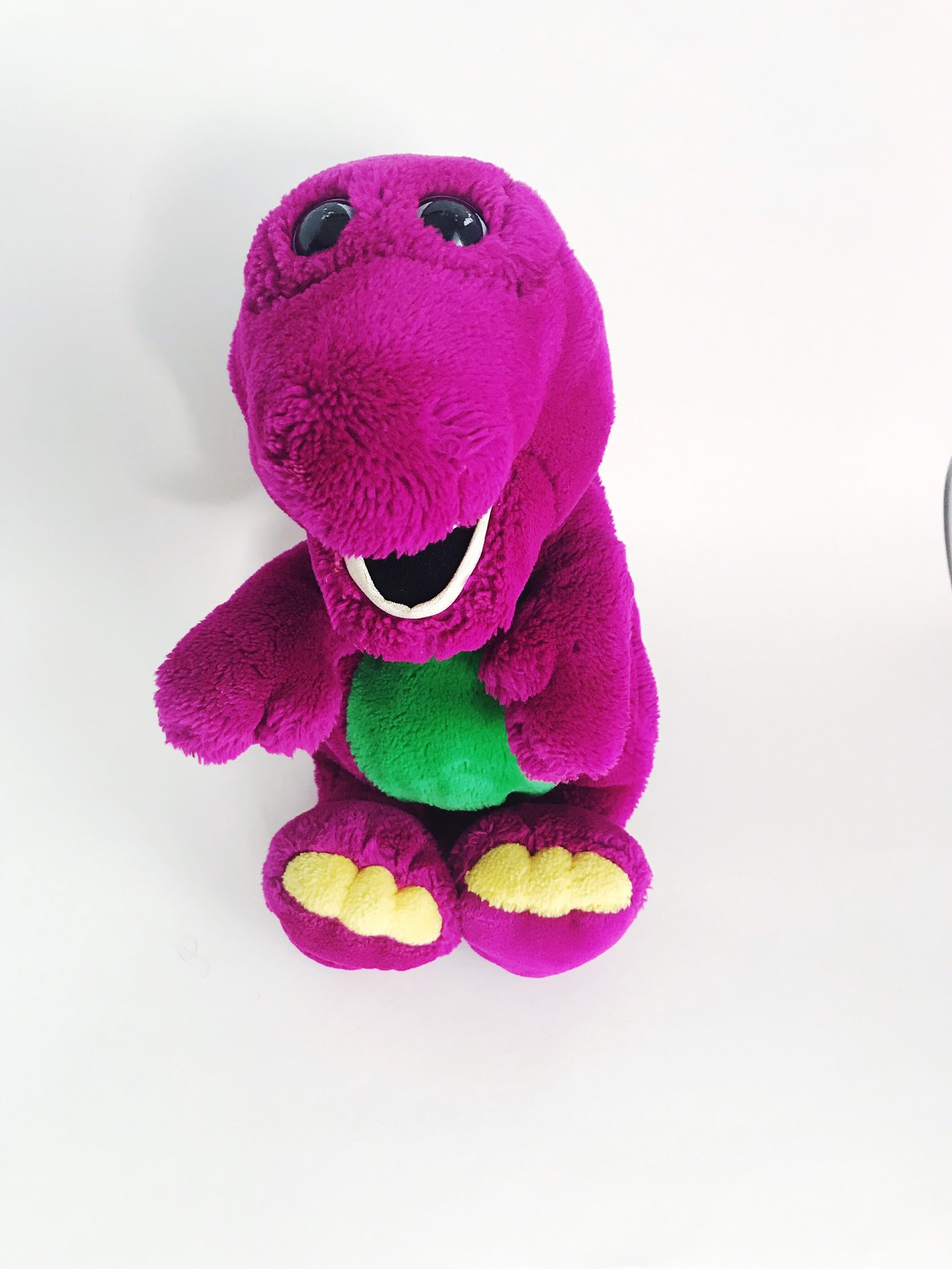 Vintage 90s Barney Plush Barney Doll Purple Dinosaur Barney Big Barney ...