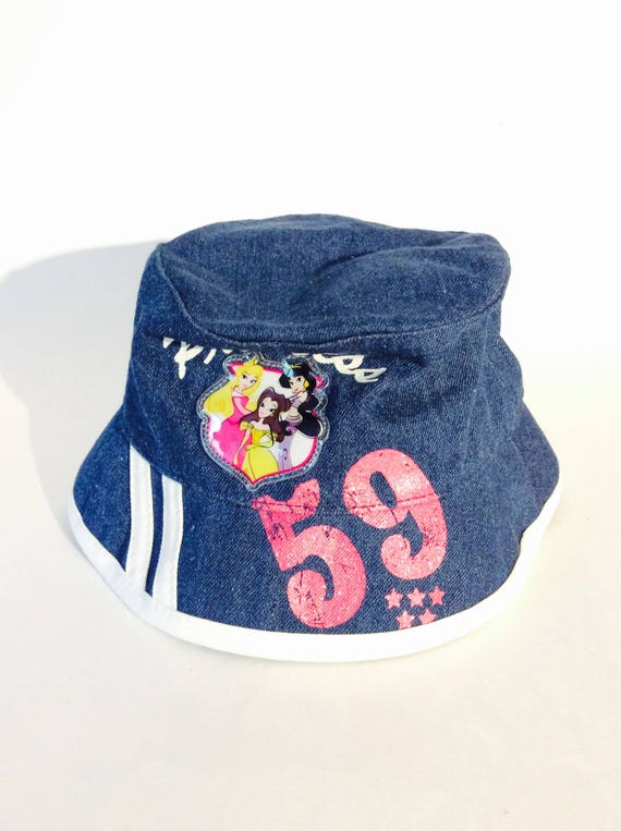 Disney Princess Kids Jean Bucket Hat Girl's Fairy… - image 1