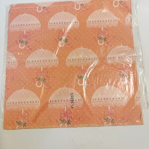 vintage Hallmark Gift Wrap Nudal Shower Wrapping Paper Theme Retro Pink Umbrellas Wedding Gift Wrap Paper Bride Scrapbooking Craft Supplies