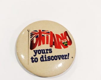 Insignia de botón de Ontario, Canadá: Descúbrela por ti.
