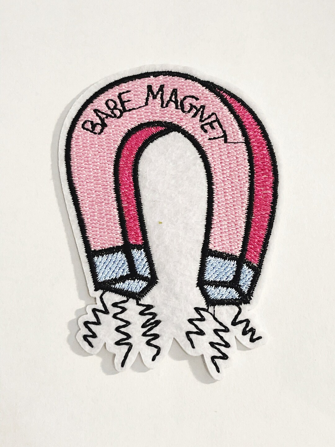 Babe Embroidered Patch Patches Pink Blue Tips Etsy