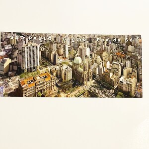 Sao Paulo Brazilië Ansichtkaart Vintage 1996 Sao Paulo Centro Pca da Se Souvenir Ansichtkaarten Vtg Postkaart Briefpapier Folo Roberto Cldayro Stajano