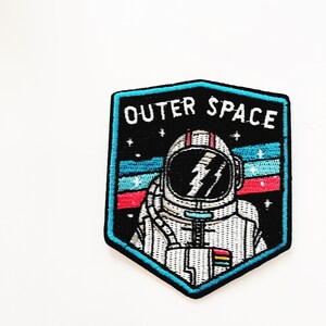 Astronaut Patch Outer Space Patch Solar System Science Patches Iron on ...