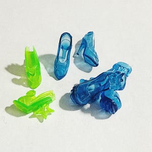 Neon Green Heels Blue Heels Doll Shoes Barbie doll shoes, Doll Shoes, Fashion Doll shoes, doll shoes, Barbie doll shoes, Doll Dree Shoes