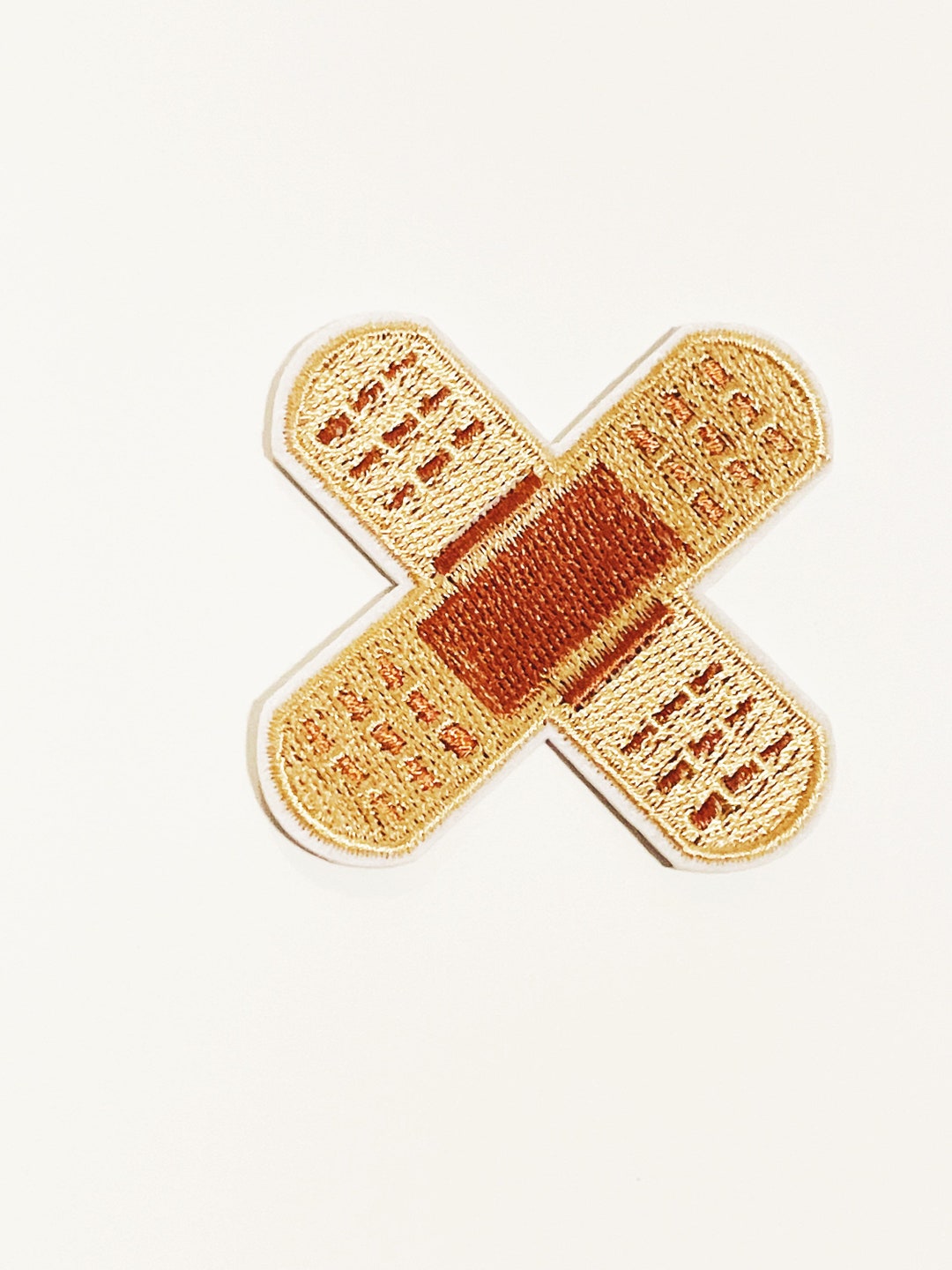 Band-aid Embroidered Patch: Retro Style Iron-on Applique - Etsy