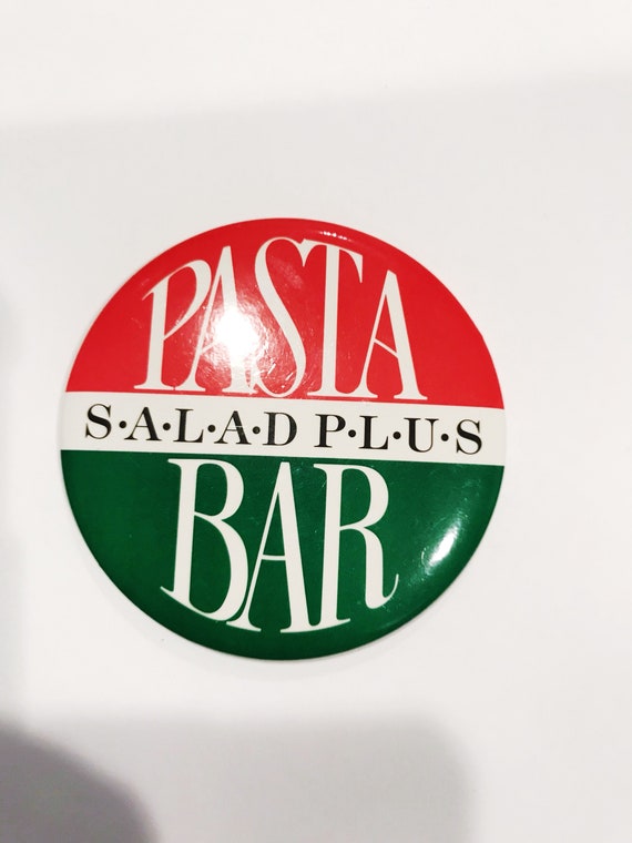 Pasta Bar Pin Back Button Sbarro Pizza Company Pi… - image 7