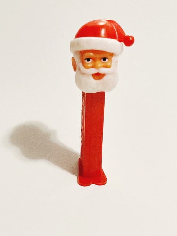 Vintage 1980's Santa Claus PEZ Dispenser W/ Feet & Eyes Open