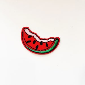 Watermelon Patch Fruit Applique Iron On Patch Sew On Patch Watermelon Slice Patch