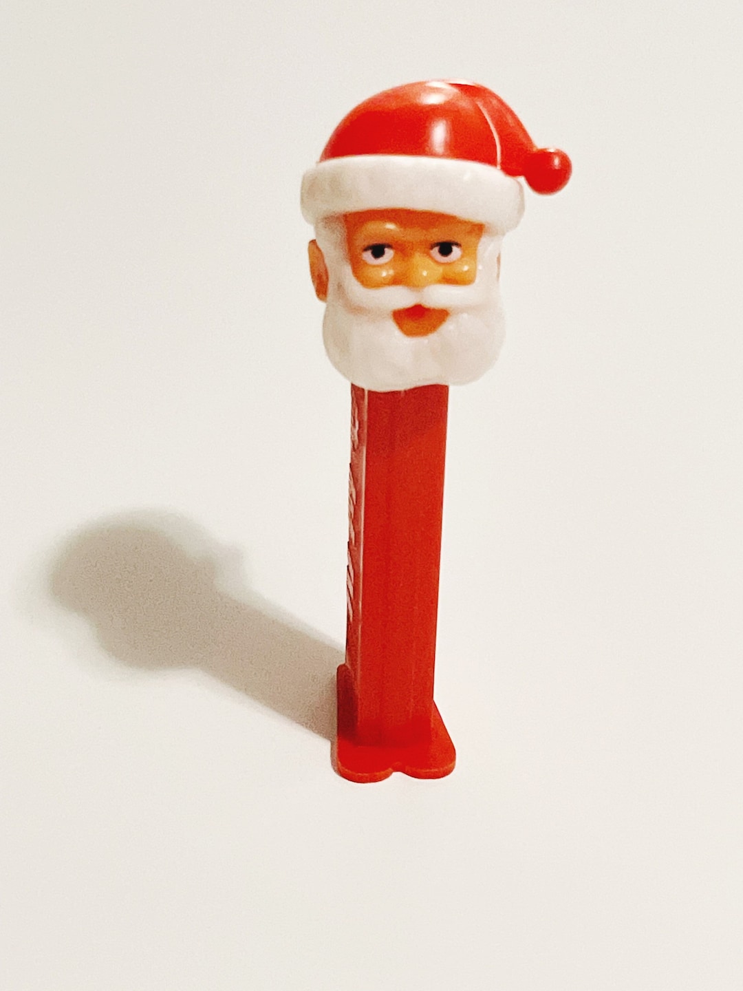 Vintage 1980's Santa Claus PEZ Dispenser W/ Feet & Eyes Open, Made in