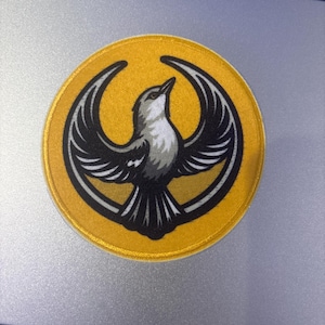 Florida Northern Mockingbird Patch 3inch - Florida Rebel resistance alliance Patch.  Iron on Sew on or Hook and loop backing