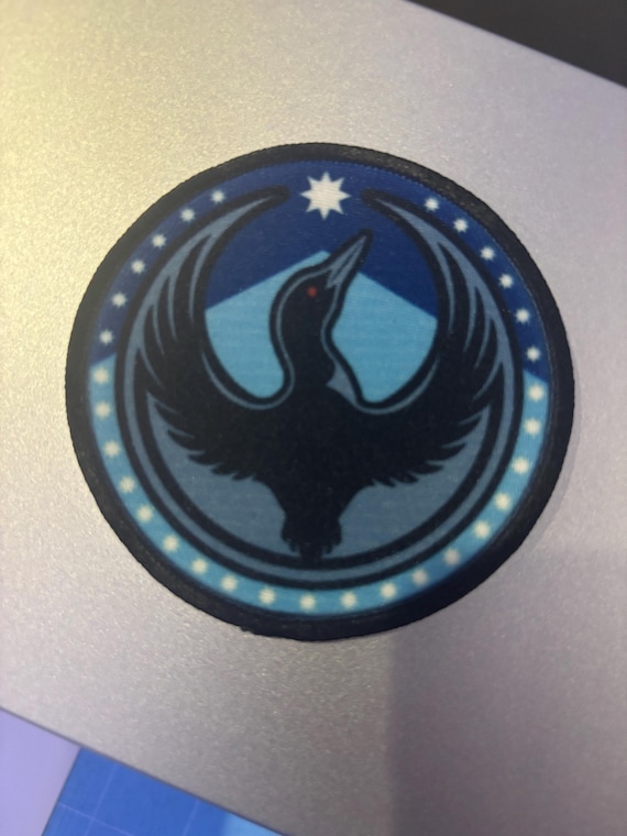 Minnesota Loon Patch 3inch - Minnesota Rebel resistance alliance Patch. Iron on Sew on or Hook and loop backing