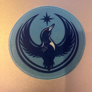 Minnesota Loon Patch 3inch - Minnesota Rebel resistance alliance Patch. Iron on Sew on or Hook and loop backing