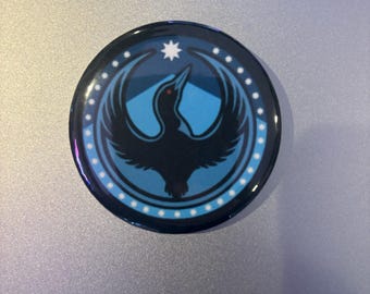 Minnesota Loon button pin 2.25in - Minnesota Rebel resistance alliance button pin.