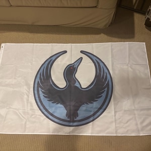 Minnesota Loon flag - Minnesota Rebel resistance alliance flag 3x5ft flag pole size. in stock ships next day.