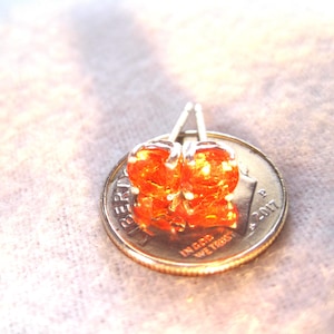 Mexican Fire Opal Rare Earrings Orange Red Natural 4mm Round or Square Studs or Dangle Drop Levers Genuine Earth Mined Gem Solid Premium 925