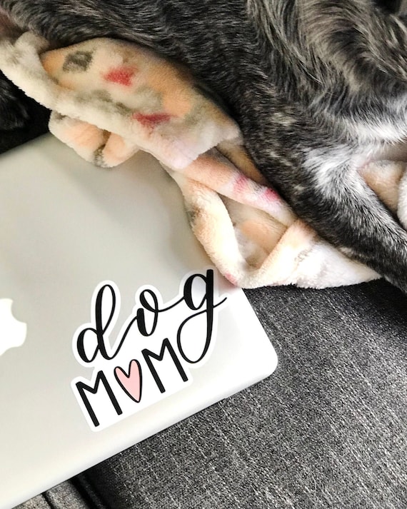 Dog Mom Sticker Fun Happy Dog Mama Sticker Vinyl Dog Mom Car Etsy