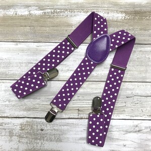 Babyhug Suspender with Polka Dot Design Free Size - White