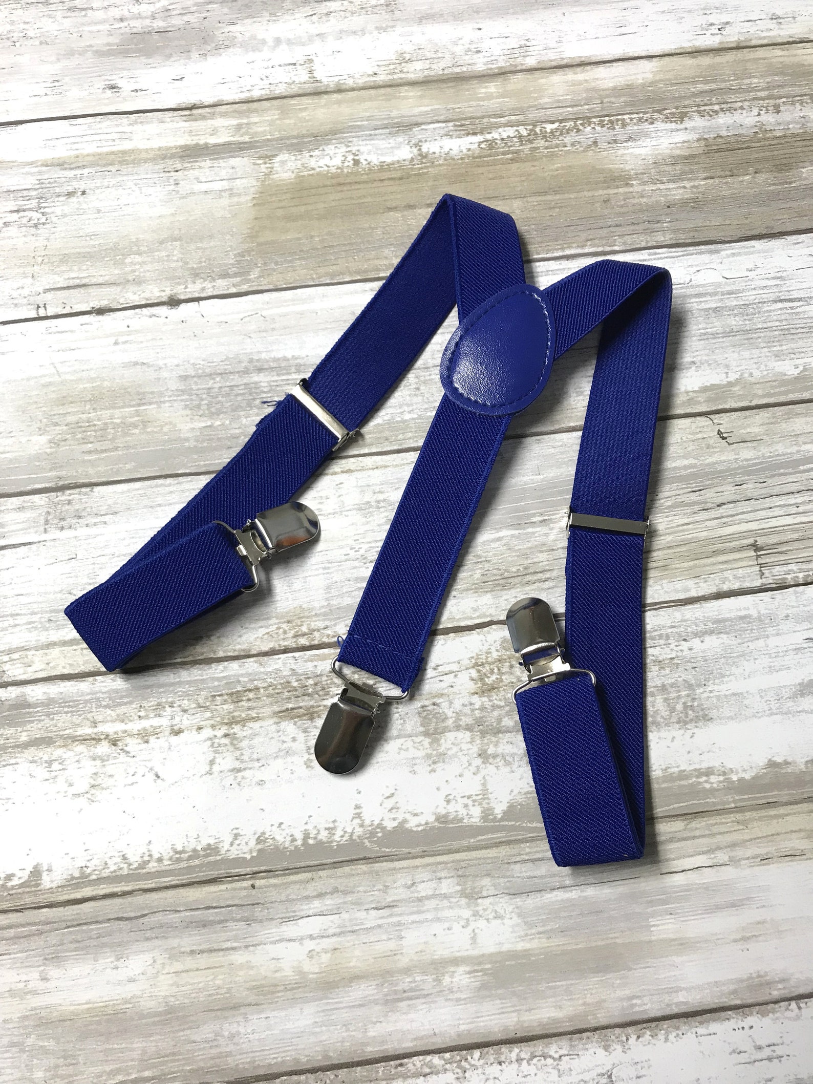 Royal Blue Suspender/ Classic Elastic Y Suspender With Etsy