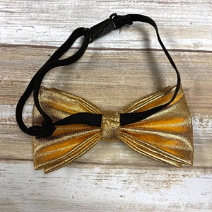 Red Glitter Sequin Clip-On Suspender With Matching Bow-Tie Set – Adjustable, Unisex