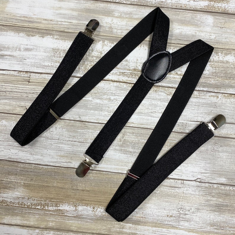 Black Glitter Suspender Burgundy Sequin Bowtie Matching Set / Etsy