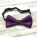 Babyhug Bow and Suspender Set - Purple main image 1