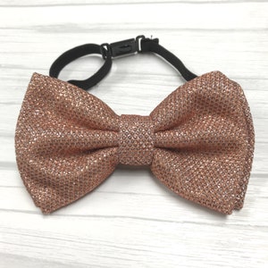 Adults Rose Gold Glitter Suspender Bowtie Matching Set / - Etsy