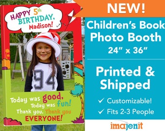 Printed and Shipped Children's Book Photo Booth. Coroplast Photo Booth.