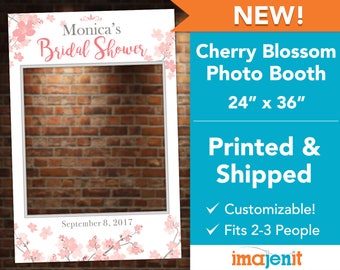 Printed and Shipped Cherry Blossom Photo Booth