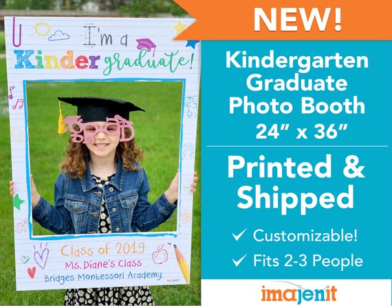 Printed And Shipped Kindergarten And Preschool Graduation Etsy