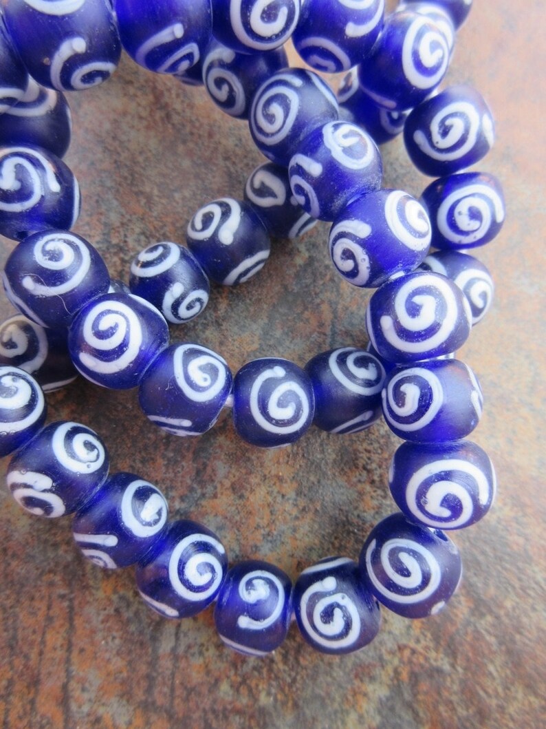 Vintage Blue /'Eye/' Beads 69936
