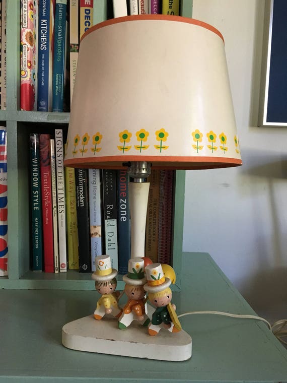 vintage irmi nursery lamp
