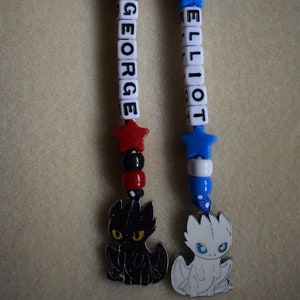 Personalised Keyring Toothless Dragon Bagtag Bag Tag